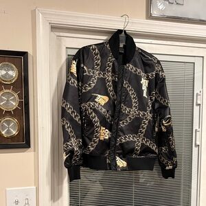 Nike Black Jacket with White Logo Tag